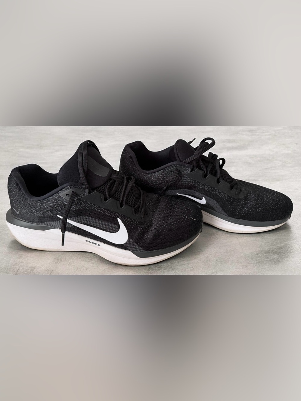 Nike Black & White Athletic Sneakers with Swoosh